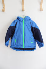 Carter's Blue & Green Coat | 2T