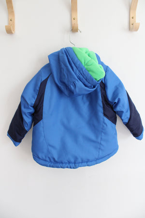 Carter's Blue & Green Coat | 2T