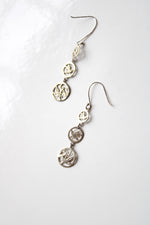 Leaf Sterling Silver Dangle Earrings