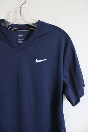 Nike Dri-Fit Navy Athletic Shirt | M