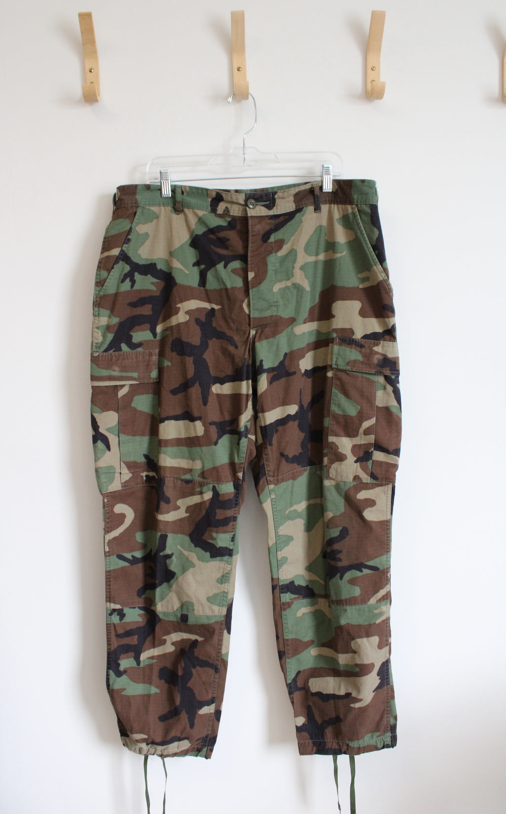 Brown & Green Camo Cargo Pants | L Reg