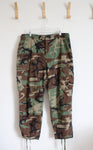Brown & Green Camo Cargo Pants | L Reg
