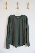 NEW Tek Gear Olive Green Long Sleeved Shirt | L