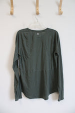 NEW Tek Gear Olive Green Long Sleeved Shirt | L