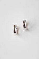 Sterling Silver Oval Hoop Earrings