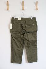 NEW Sonoma Modern Fit Green Capri Pants | 6