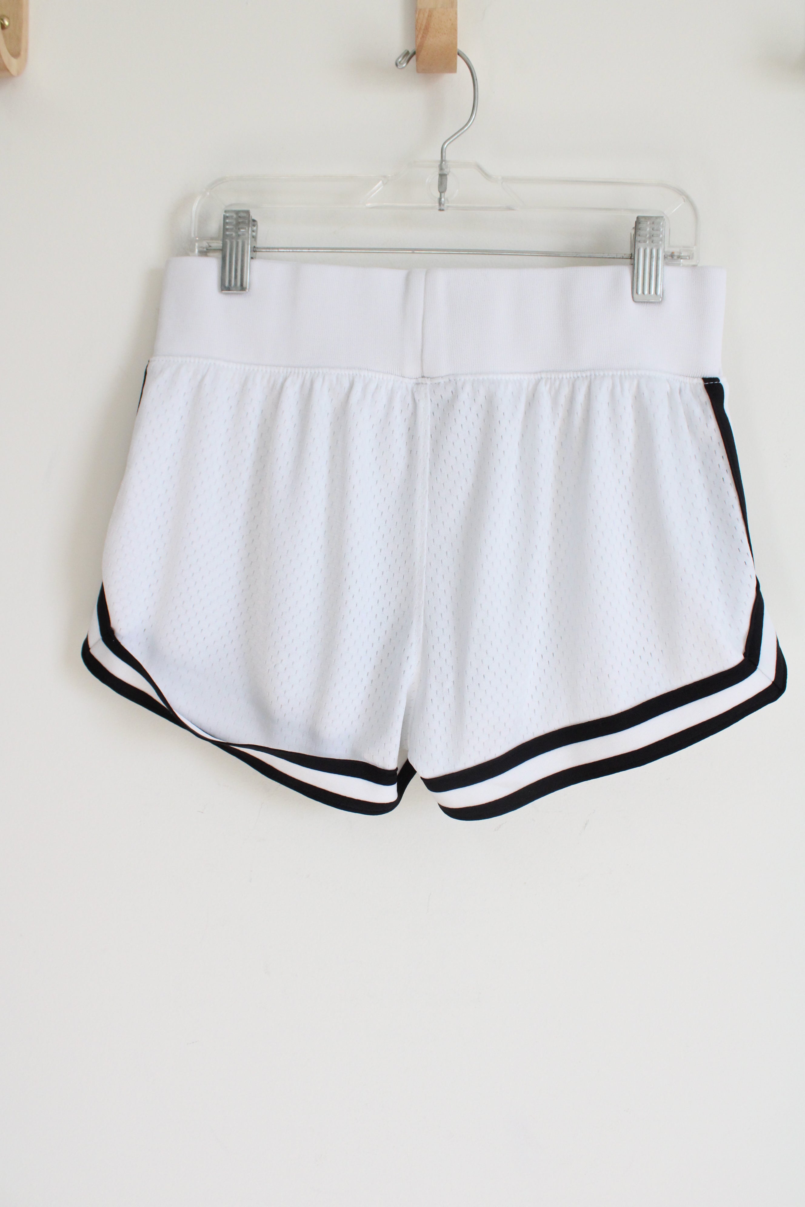 Champion White Black Athletic Shorts | S