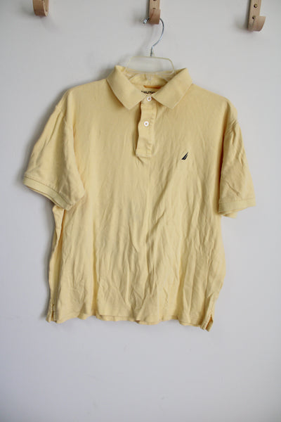 Yellow nautica hot sale shirt