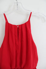 A. Byer Red Halter Dress | S