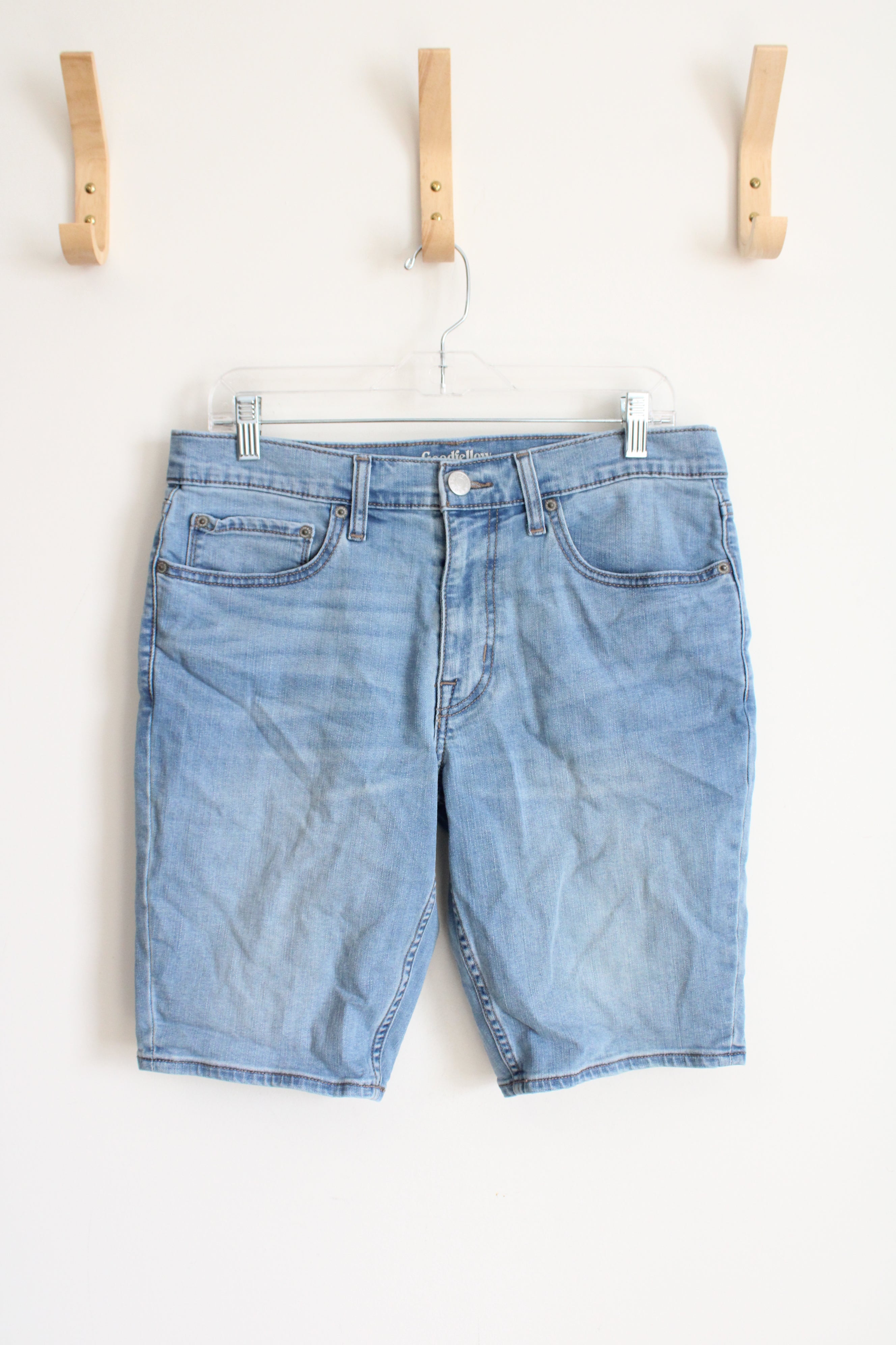 Goodfellow & Co. Slim Fit Light Wash Jean Shorts | 32