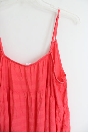 Old Navy Pink Orange Striped Maxi Dress | XXL