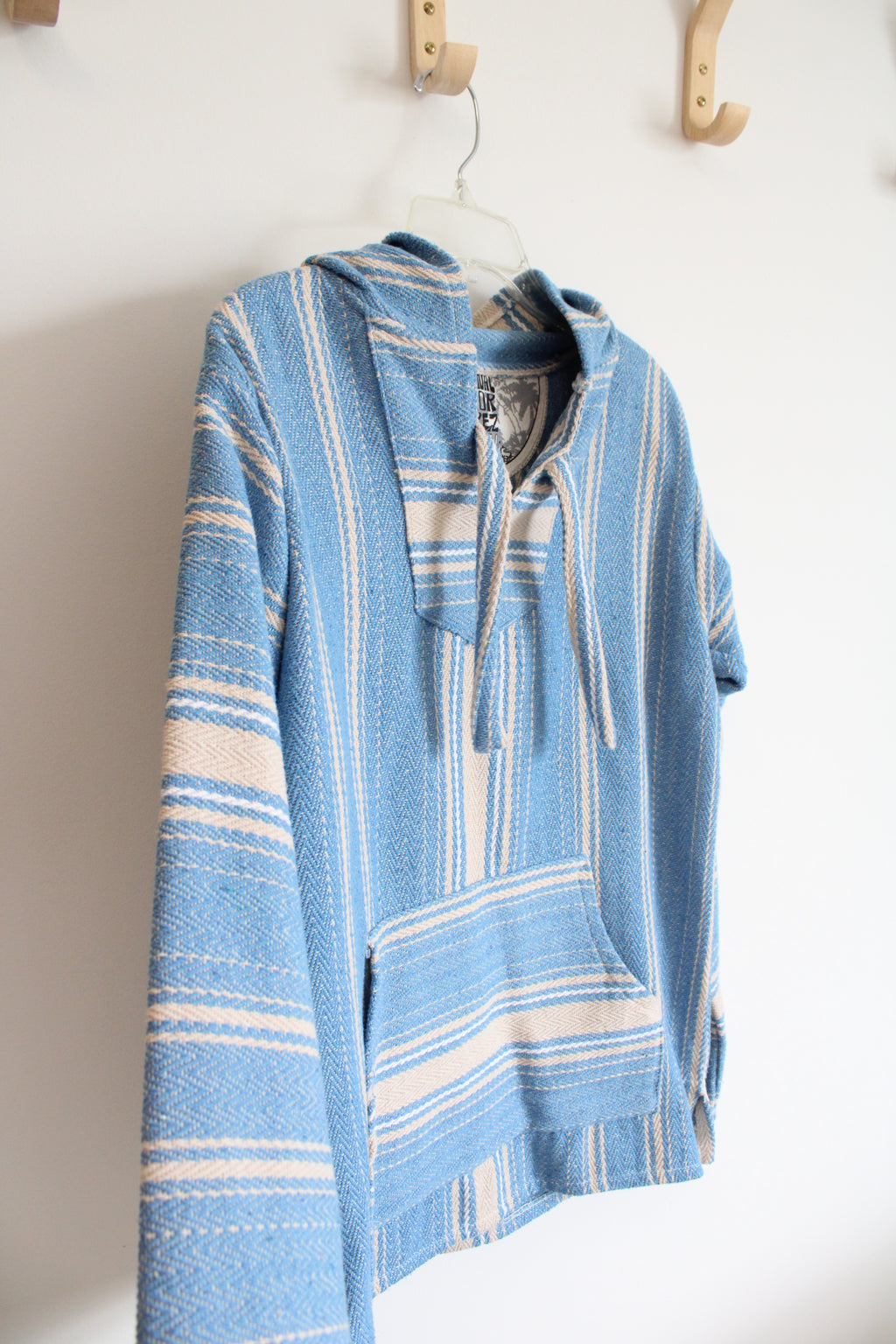 Original Senor Lopez Blue Striped Hoodie | M