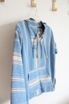 Original Senor Lopez Blue Striped Hoodie | M
