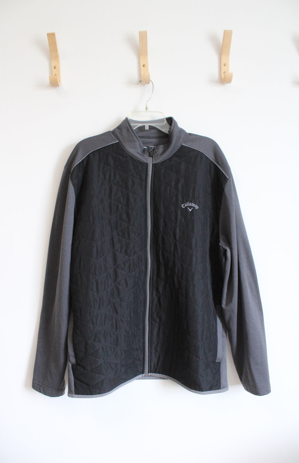 Callaway Black & Gray Quilted Jacket | XXL