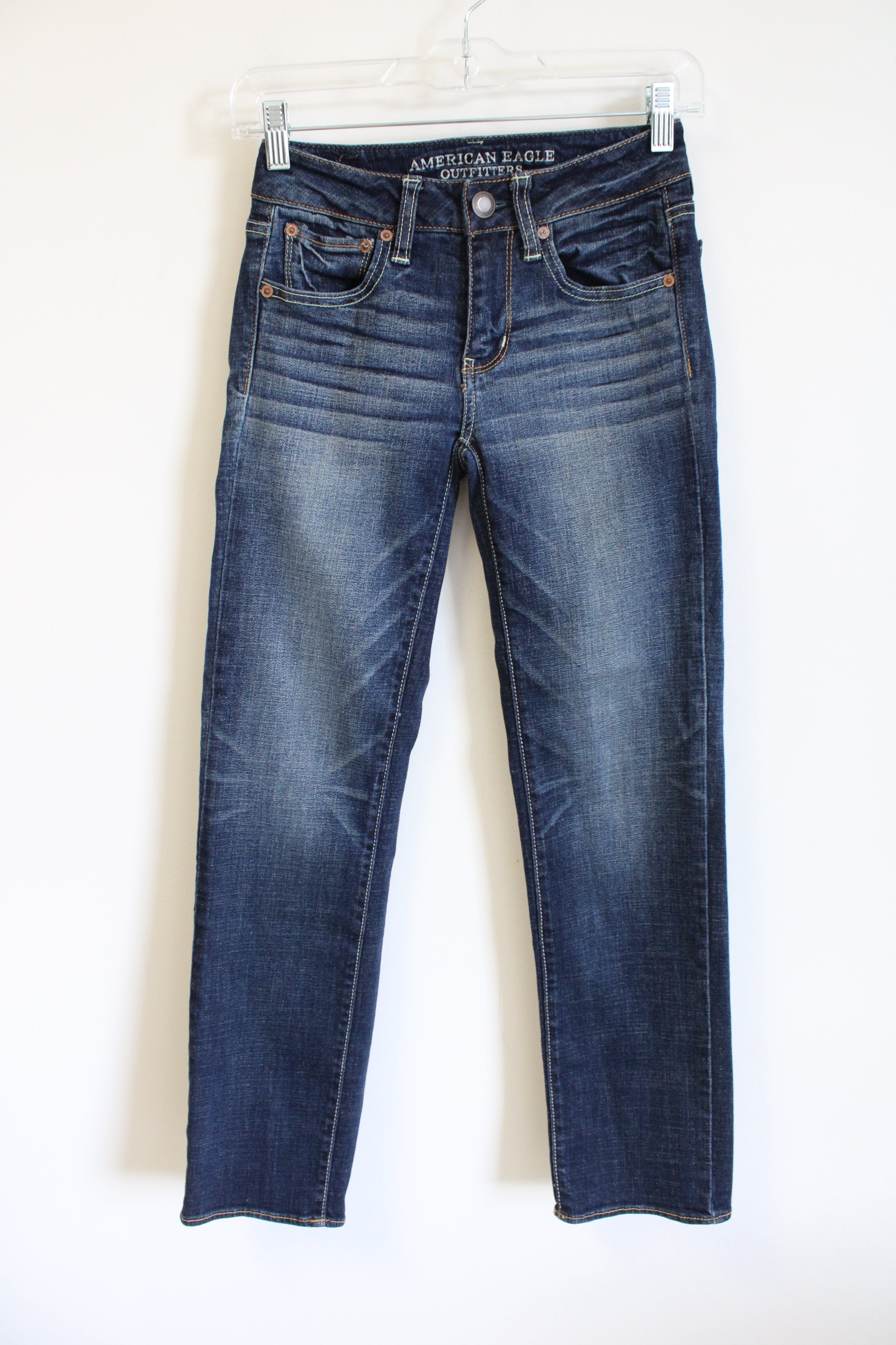 American Eagle Super Stretch Straight Jeans | 00 Short