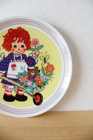 Schmid Raggedy Ann "The Sunshine Wagon" Annual 1980 Collector Plate