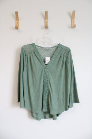 NEW Absolutely Famous Green Long Sleeved Top | L