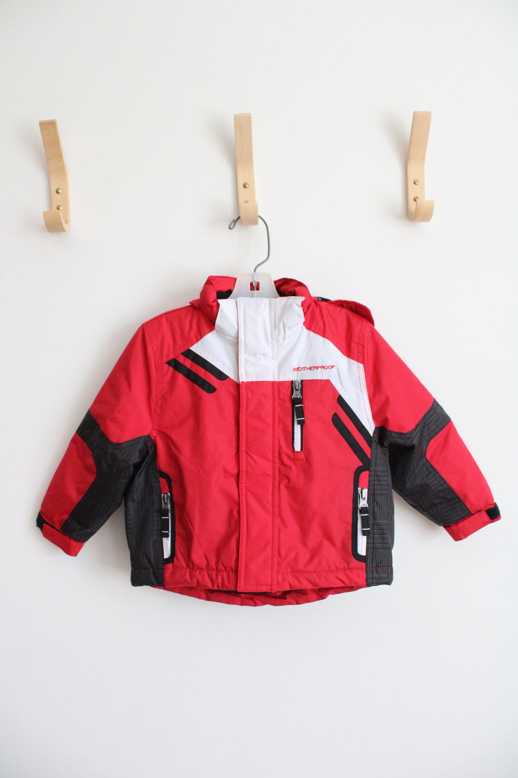 Weatherproof Red Black & White Coat | 2T