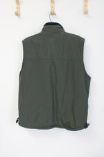 Sonoma Sport Green Navy Fleece Lined Vest | M