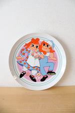 Schmid Raggedy Ann "The Raggedy Shuffle" Annual 1981 Collector Plate