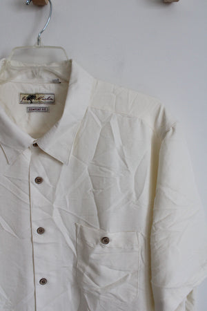 Joe Martin Ivory Button Down Shirt | XXL