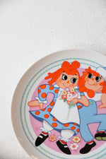 Schmid Raggedy Ann "The Raggedy Shuffle" Annual 1981 Collector Plate