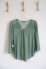 NEW Absolutely Famous Green Long Sleeved Top | L