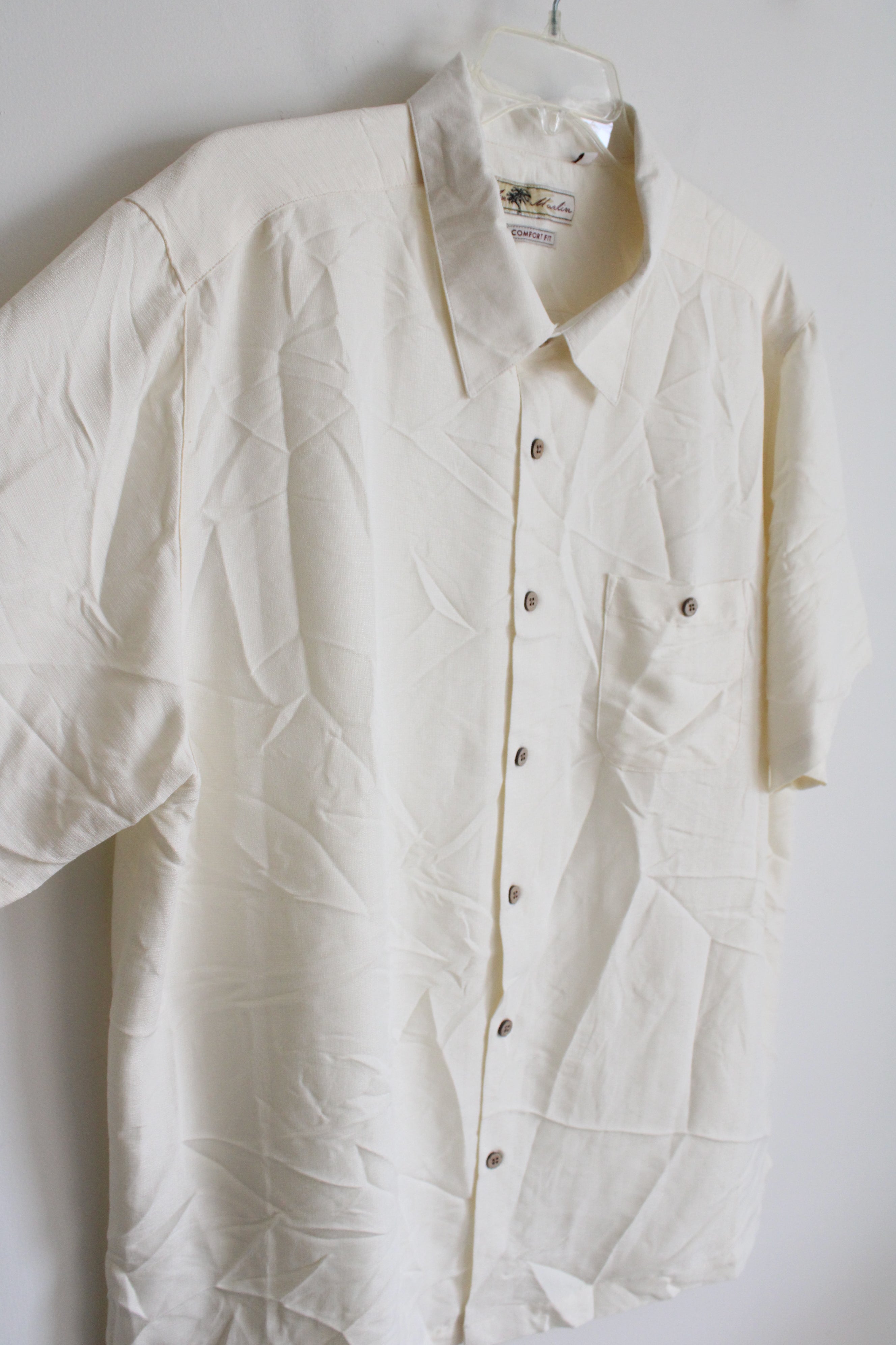 Joe Martin Ivory Button Down Shirt | XXL