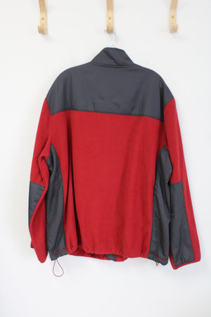 Starter Red Fleece Jacket | 2XL