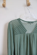NEW Absolutely Famous Green Long Sleeved Top | L