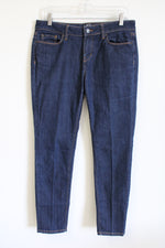 LOFT Dark Wash Modern Skinny Jeans | 8