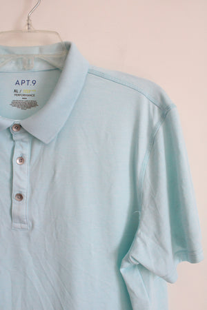 Apt. 9 Premier Flex Light Blue Polo Shirt | XL