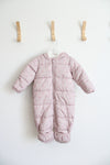 Baby Gap Cold Control Pink Heart Puffer Snowsuit | 6-12 MO