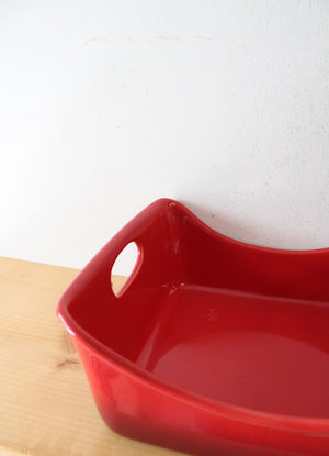 Rachael Ray 9X9" Red Ceramic Baking Dish