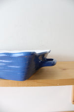 Corning Ware Blue Ruffled Edge 9X13" Handled Baking Dish