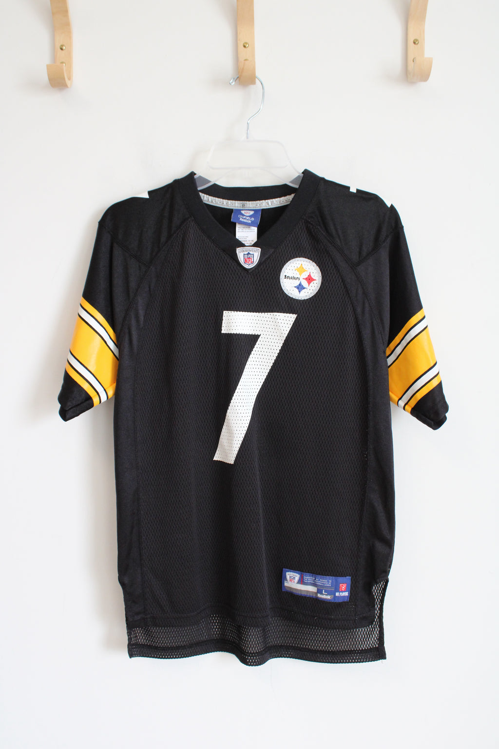 Reebok NFL Pittsburgh Steelers #7 Roethlisberger Jersey | Youth L (14/16)