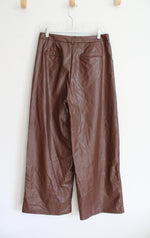 NEW Shein Mod Brown Faux Leather Pants | 8/10