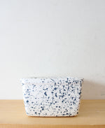 Dr. Douglas Little Loafer Blue & White Speckled Ceramic Bread Pan