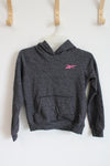 Reebok Gray & Pink Hoodie | Youth 10