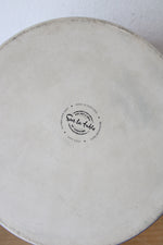 Sur La Table Etched Blue Round Stoneware Covered Dish