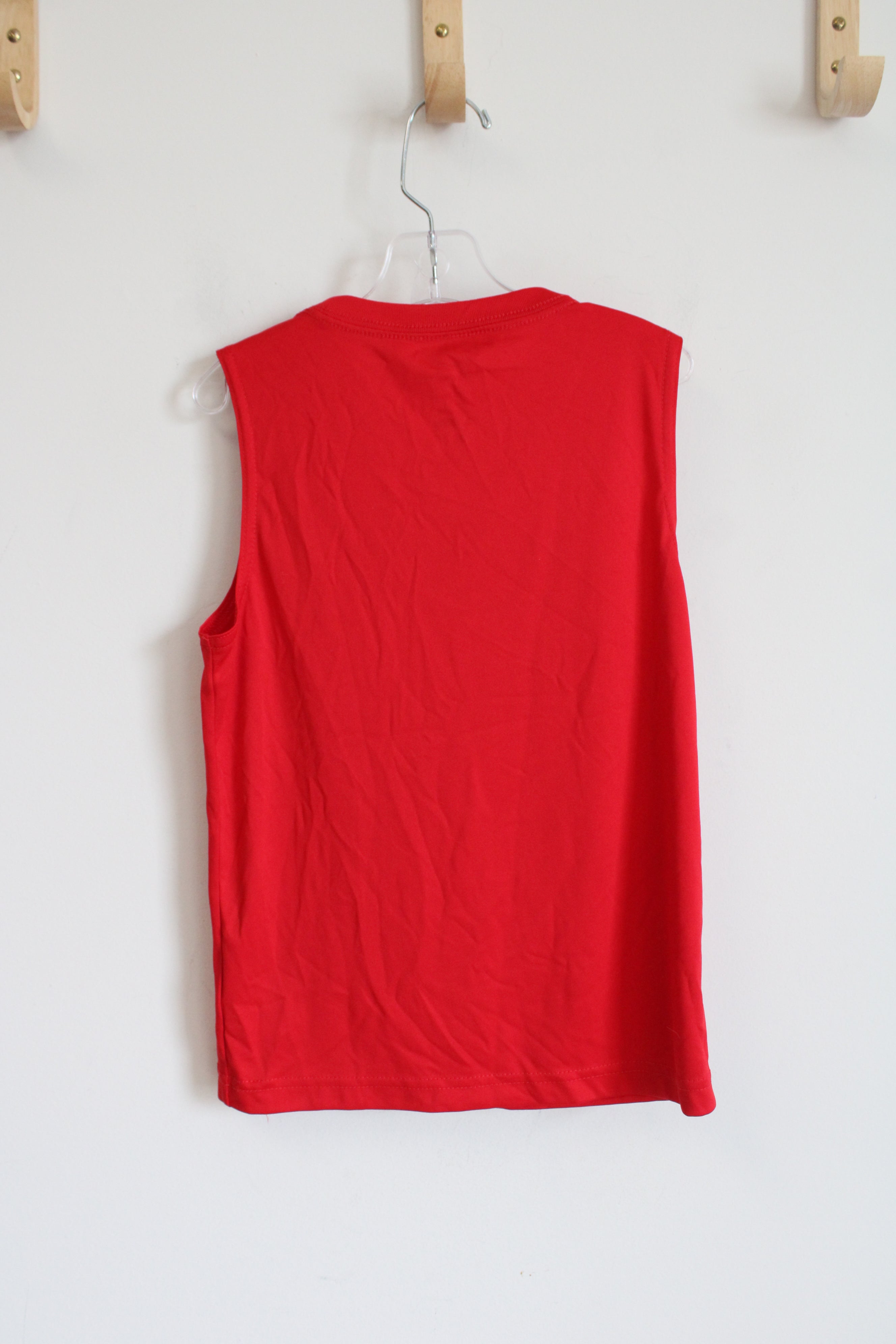 Nike Keep Back Red Muscle Tank | Youth 6/7