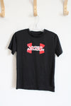 Under Armour Black & Red Logo Shirt | Youth 7