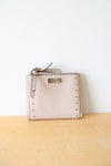 Kate Spade Malea West Street Light Pink Pebble Leather Double Zip Wallet