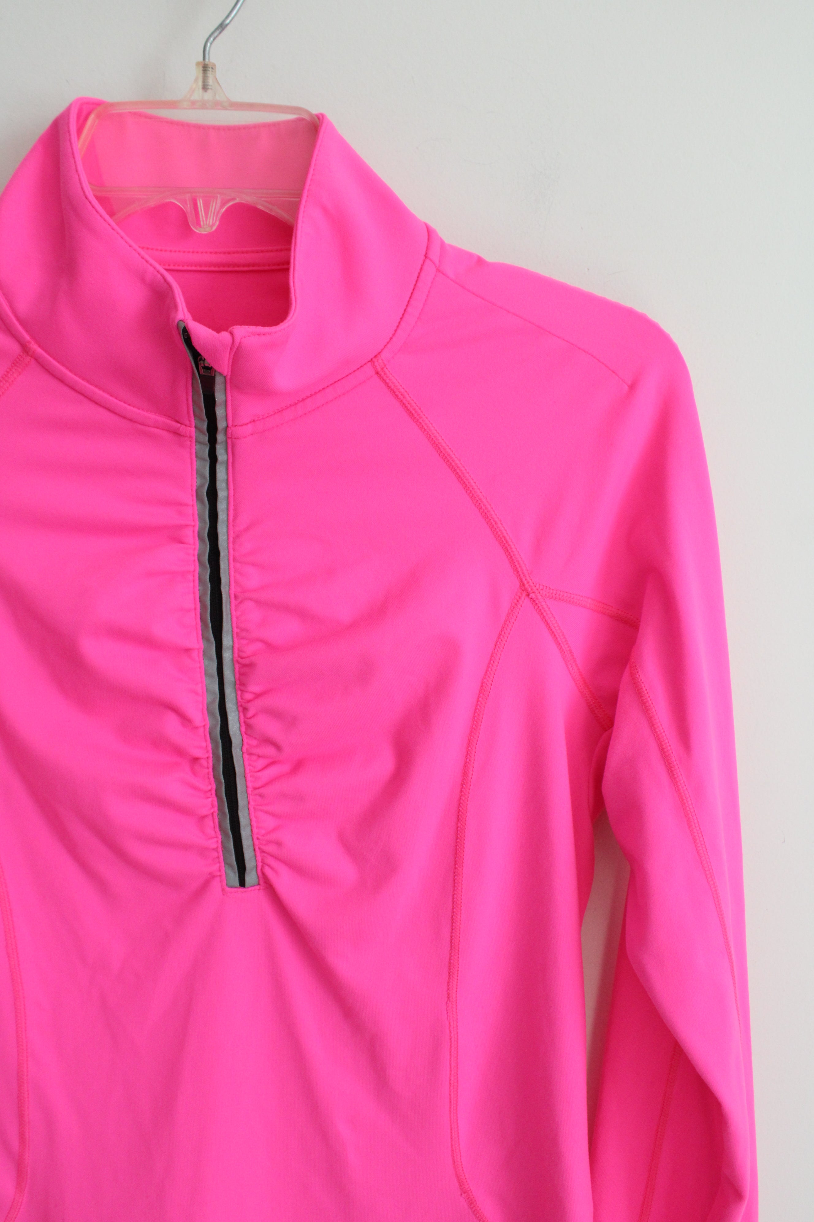 VSX Sexy Sport Hot Pink Quarter Zip Athletic Jacket | M