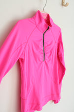 VSX Sexy Sport Hot Pink Quarter Zip Athletic Jacket | M