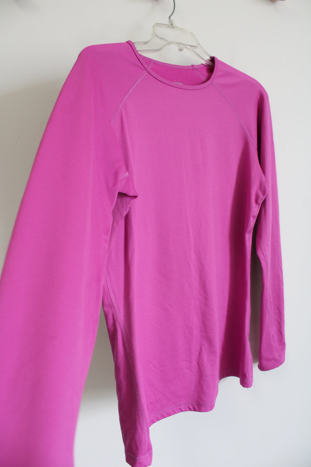 Nike Pro Pink Fleece Lined Long Sleeved Shirt | L