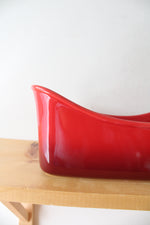 Rachael Ray 4 Quart Red Ceramic Rectangle Baking Dish