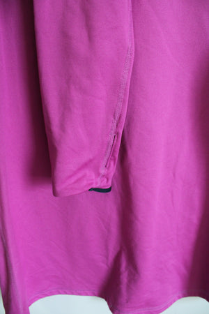 Nike Pro Pink Fleece Lined Long Sleeved Shirt | L