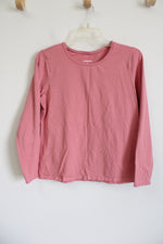 Lands' End Light Pink Long Sleeved Shirt | M