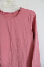 Lands' End Light Pink Long Sleeved Shirt | M